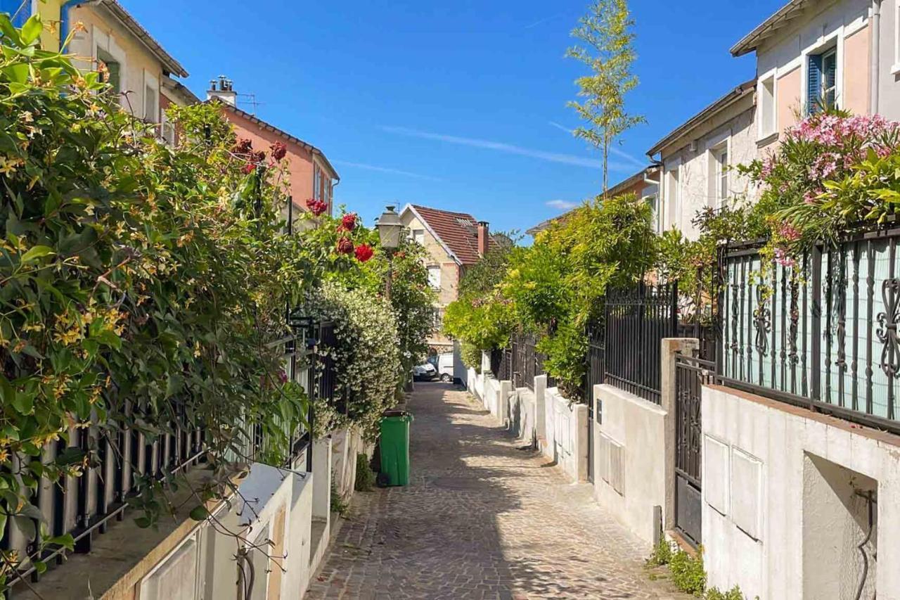 Charming Townhouse With Garden In The City Of Love باريس المظهر الخارجي الصورة