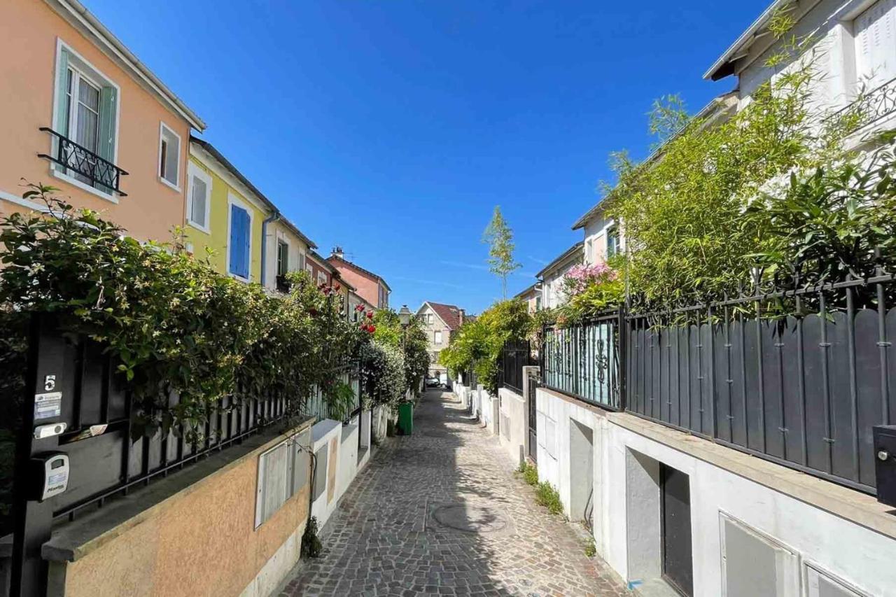 Charming Townhouse With Garden In The City Of Love باريس المظهر الخارجي الصورة